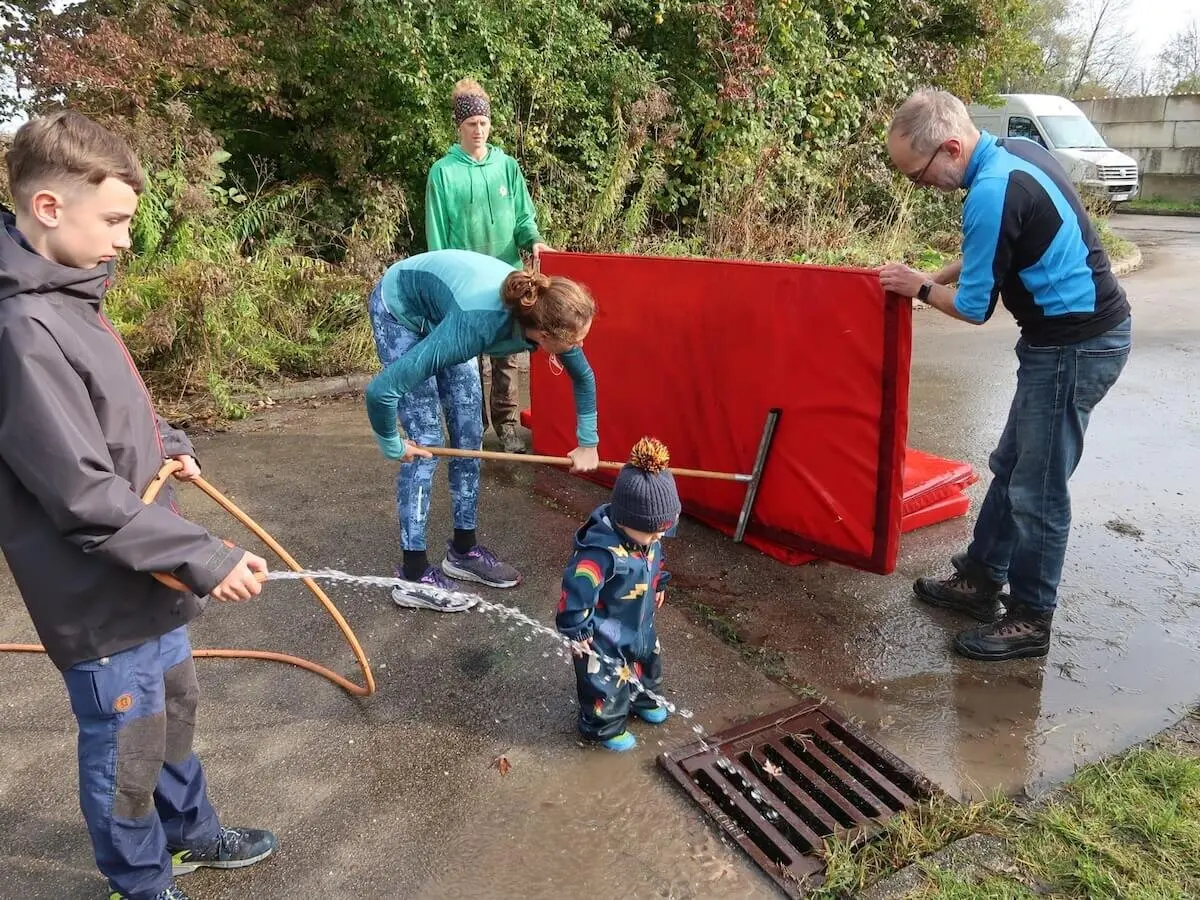 Arbeitsdienst Bodenaustausch 18-19 Oktober 2024 | © DAV Markt Schwaben