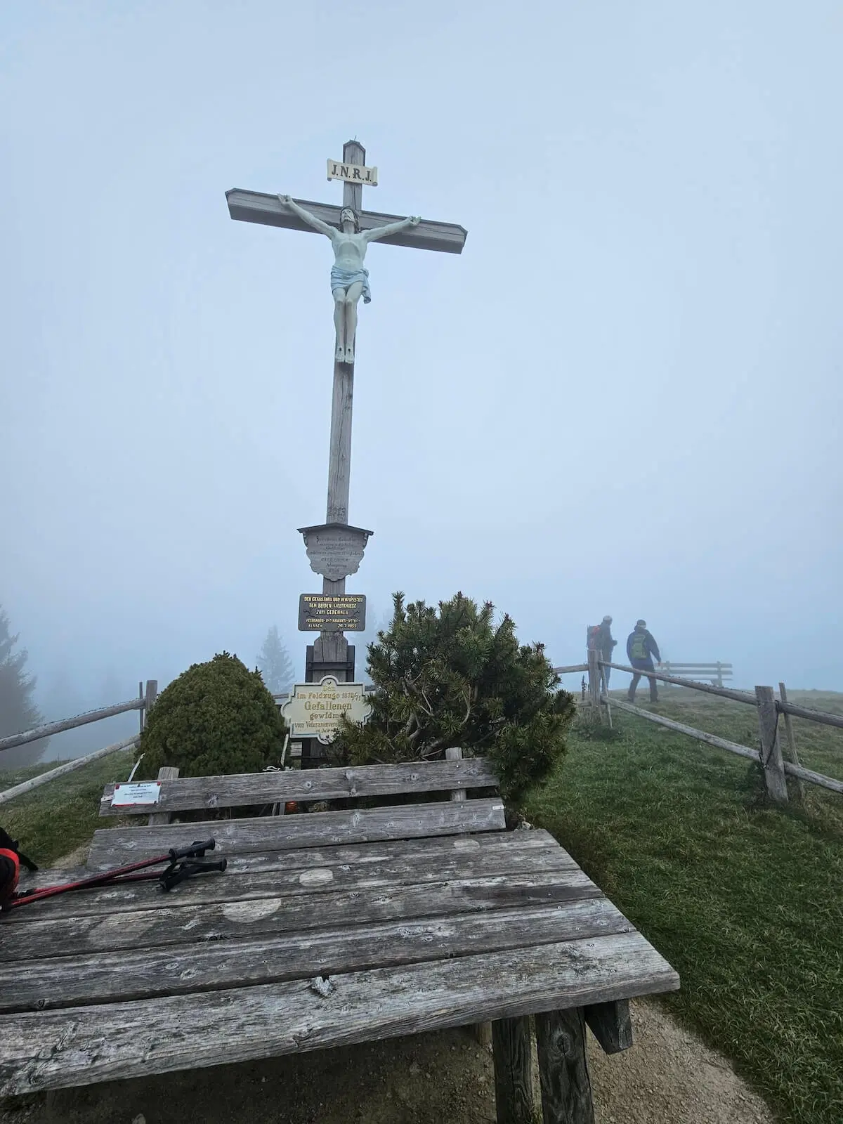 Wanderung November 2024 -Der Schwarzenberg-Gipfel auf 1187 Metern Höhe | © DAV Markt Schwaben | Foto Hubert Inhofer