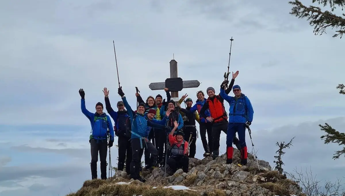 Tourenführerabschluss 2024 | © DAV Markt Schwaben | Foto Alfred Quiel