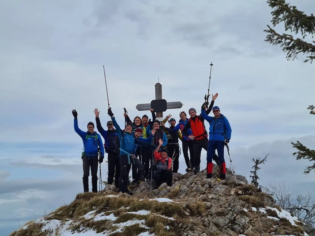 Tourenführerabschluss 2024 | © DAV Markt Schwaben | Foto Alfred Quiel
