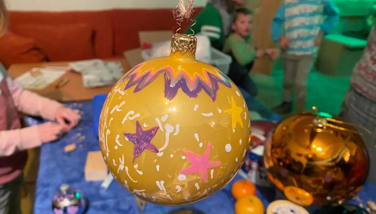 Weihnachtsbasteln Motto Alpenverein | © Helena de Monte 2024