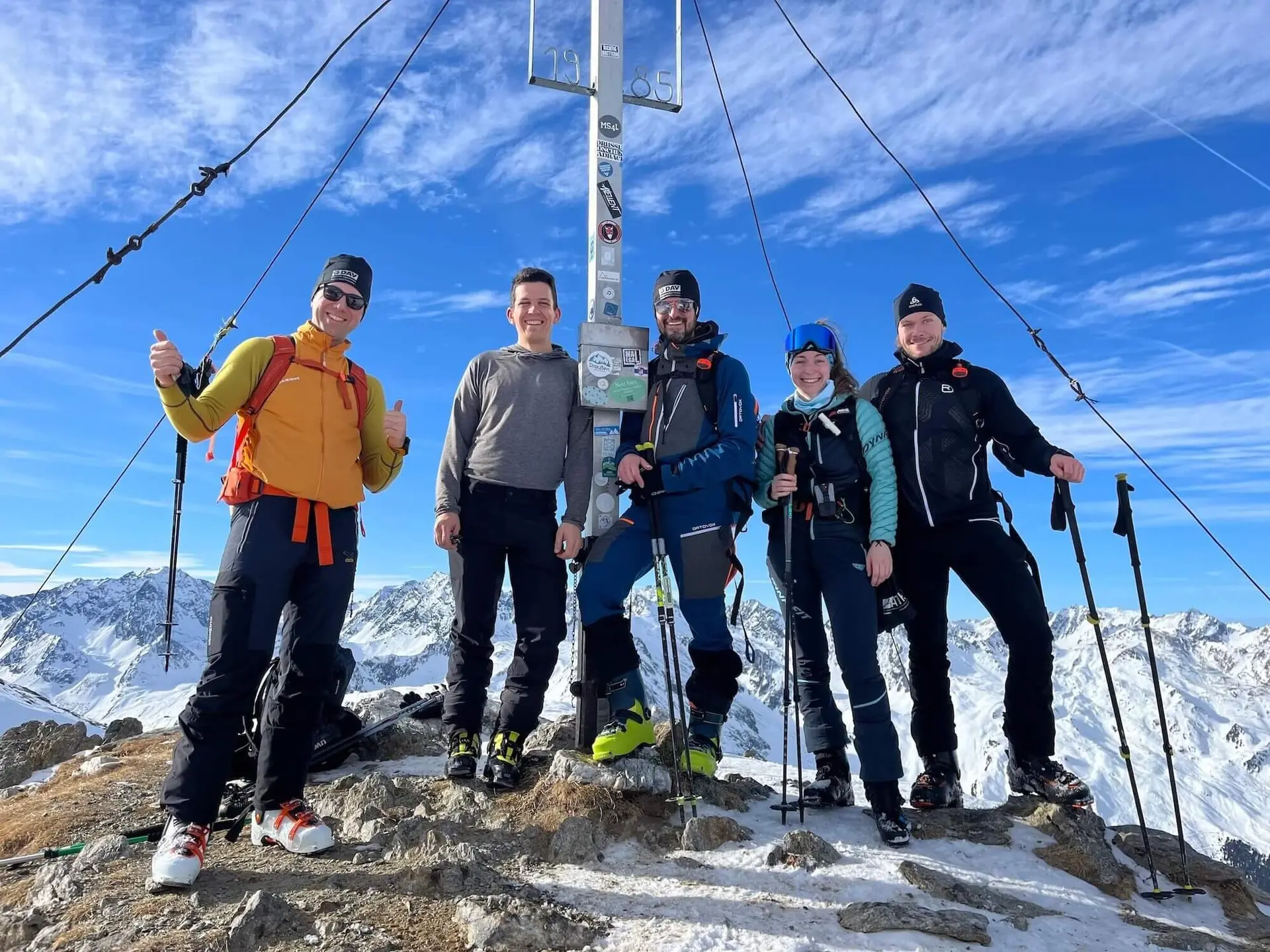 Gipfelglück auf dem Roten Kogel | © DAV Markt Schwaben | Foto Peter Langenbacher