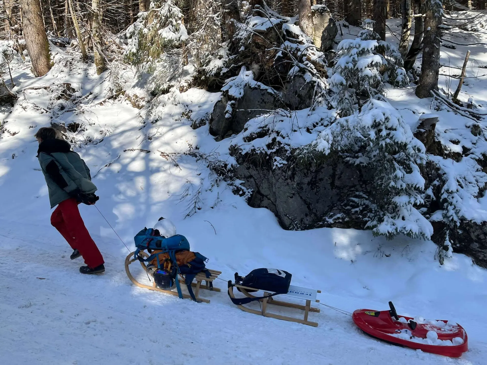 Rodeln Steinböcke | © DAV Markt Schwaben | Foto Wiebke Rauschenbach