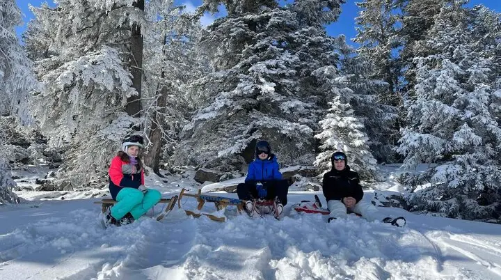 Rodeln Steinböcke | © DAV Markt Schwaben | Foto Wiebke Rauschenbach