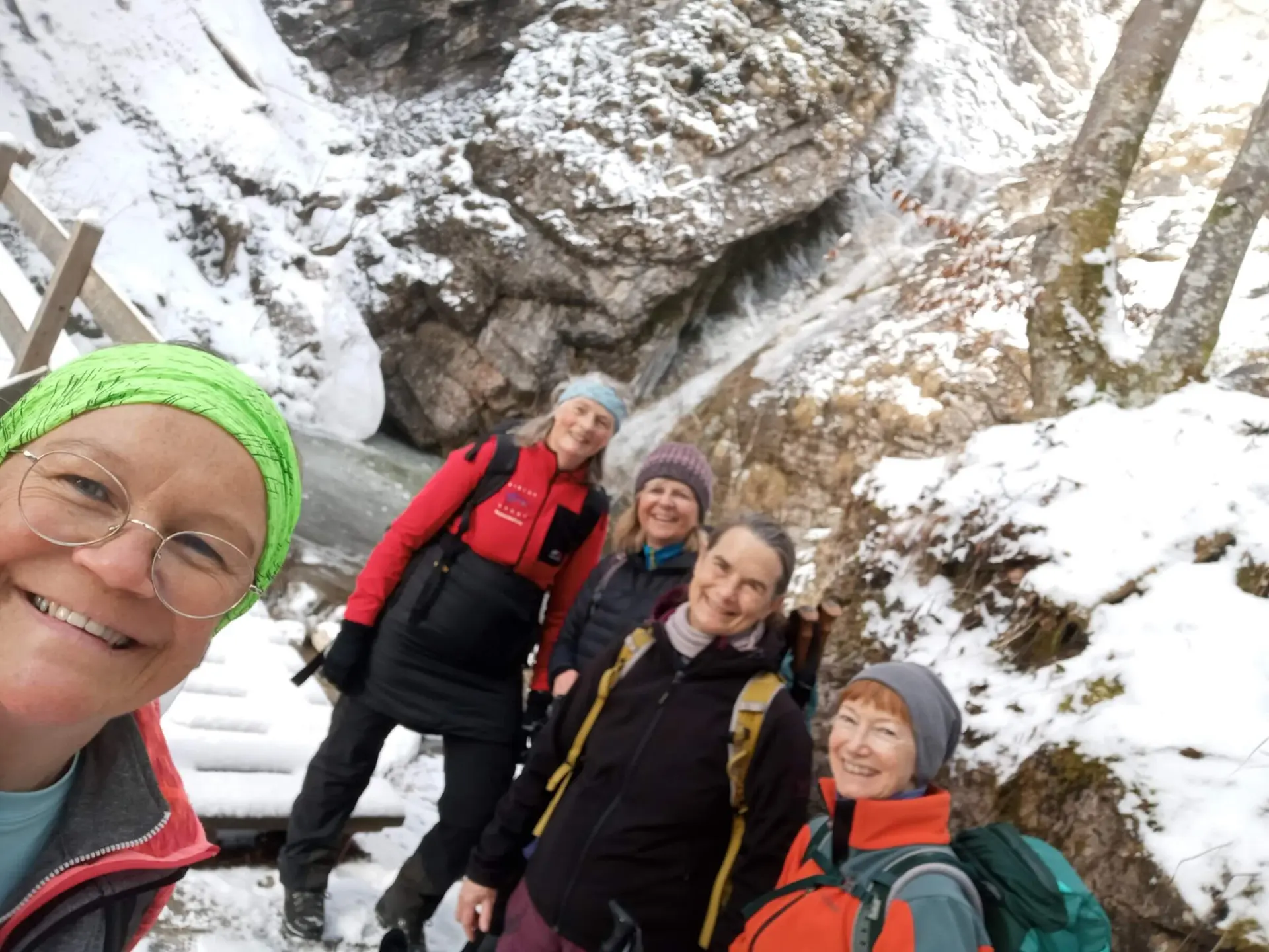 SPIRI Wanderung, Brennkopf | Lochner Wasserfall | © DAV Markt Schwaben | Foto Tanja Döhler