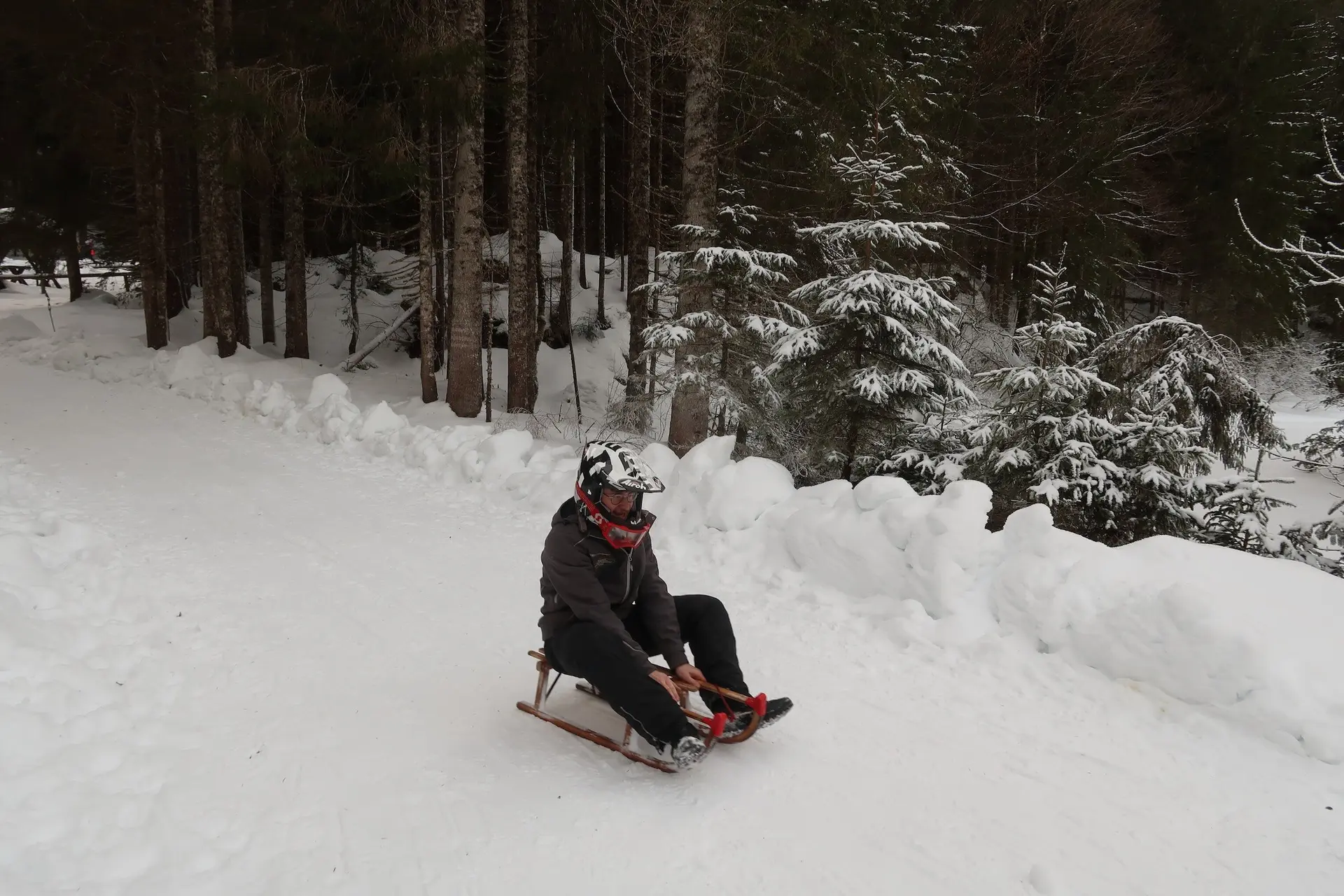 Schlittenfahren Kletter- und Bouldergruppe 2025 | © DAV Markt Schwaben | Foto Christian Huber