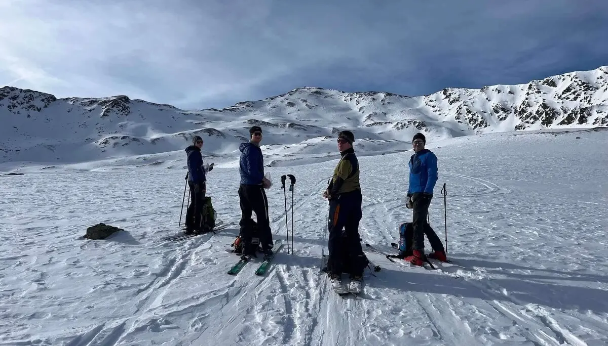 Kleine Essenspause vor dem Roten Kogel | © DAV Markt Schwaben | Foto Peter Langenbacher