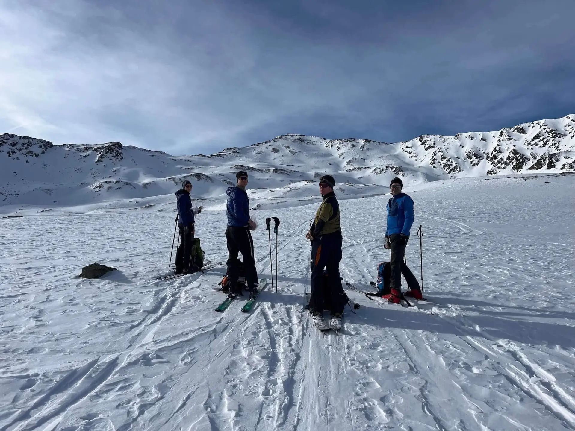 Kleine Essenspause vor dem Roten Kogel | © DAV Markt Schwaben | Foto Peter Langenbacher