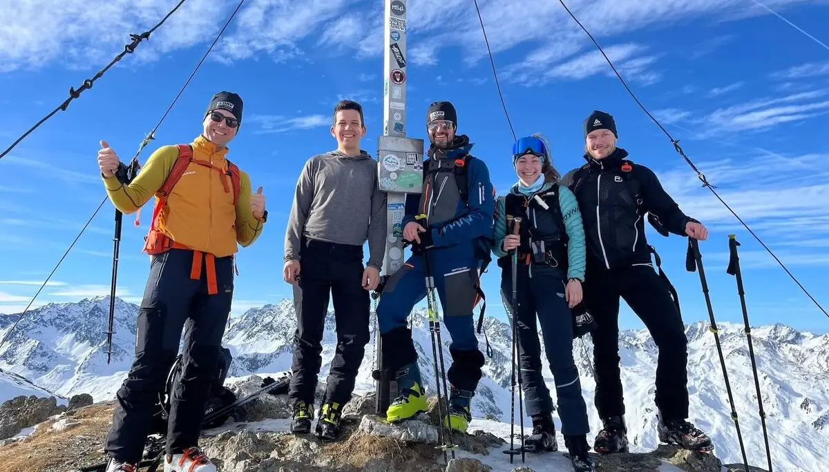 Gipfelglück auf dem Roten Kogel | © DAV Markt Schwaben | Foto Peter Langenbacher