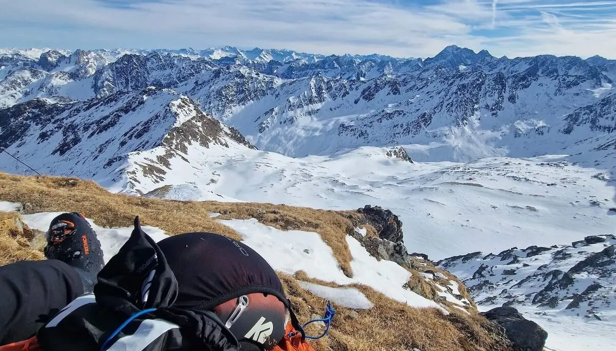 Wunderschönes Bergpanorama auf dem Gipfel des Roten Kogel | © DAV Markt Schwaben | Foto Christian Bauer