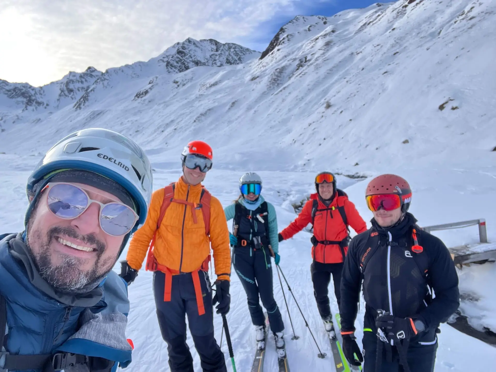 Nach der Abfahrt durch den Äußeren Bremstall vor dem Badespaß | © DAV Markt Schwaben | Foto Peter Langenbacher
