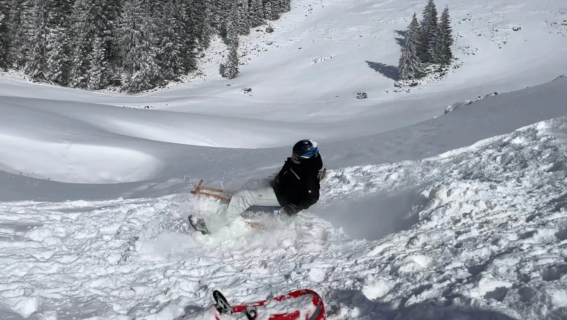 Rodeln Steinböcke | © DAV Markt Schwaben | Foto Wiebke Rauschenbach