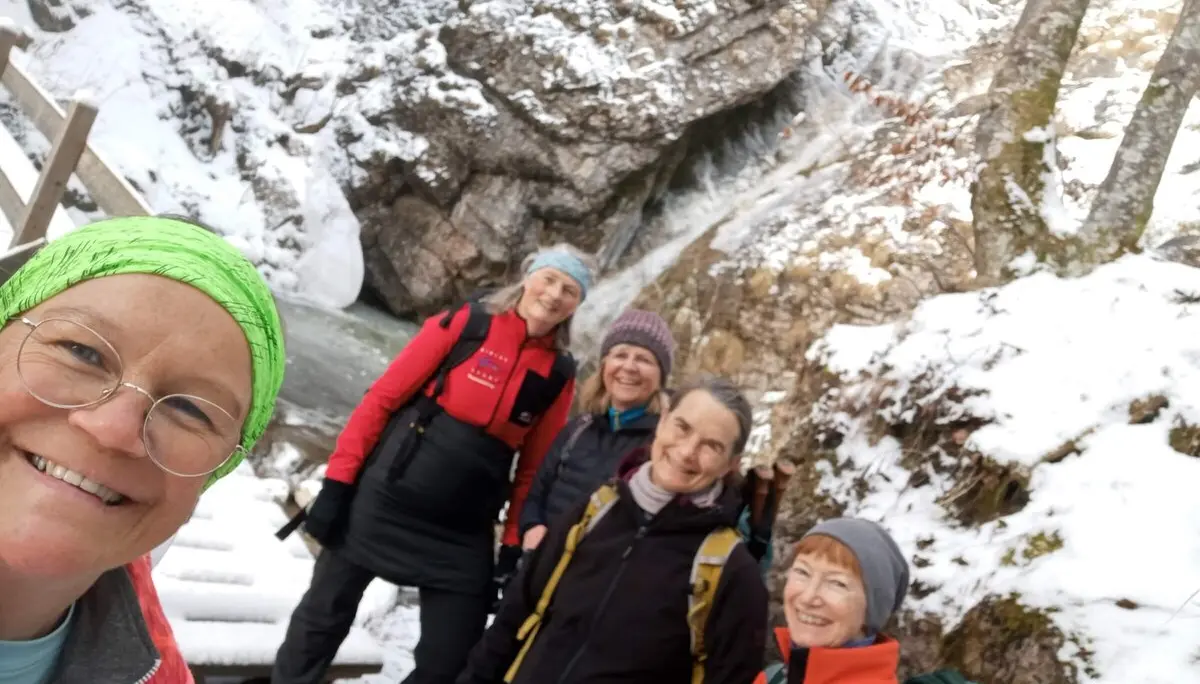 SPIRI Wanderung, Brennkopf | Lochner Wasserfall | © DAV Markt Schwaben | Foto Tanja Döhler