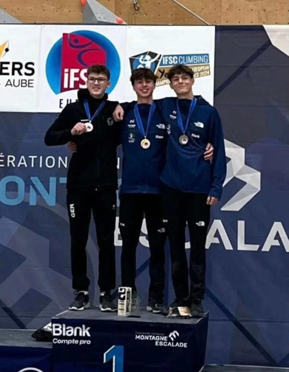 Top 3 U18 IFSC Youth European Championships Troyes 2024 | © IFSC
