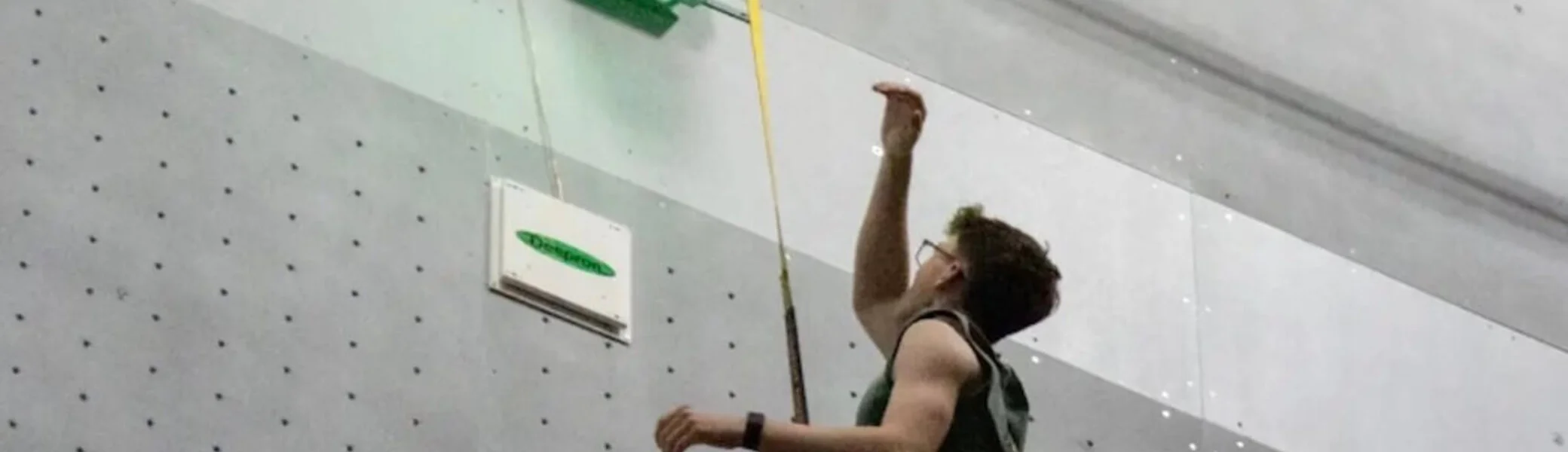 Aodhan Umlauf at IFSC Youth European Championships Troyes 2024 | © IFSC