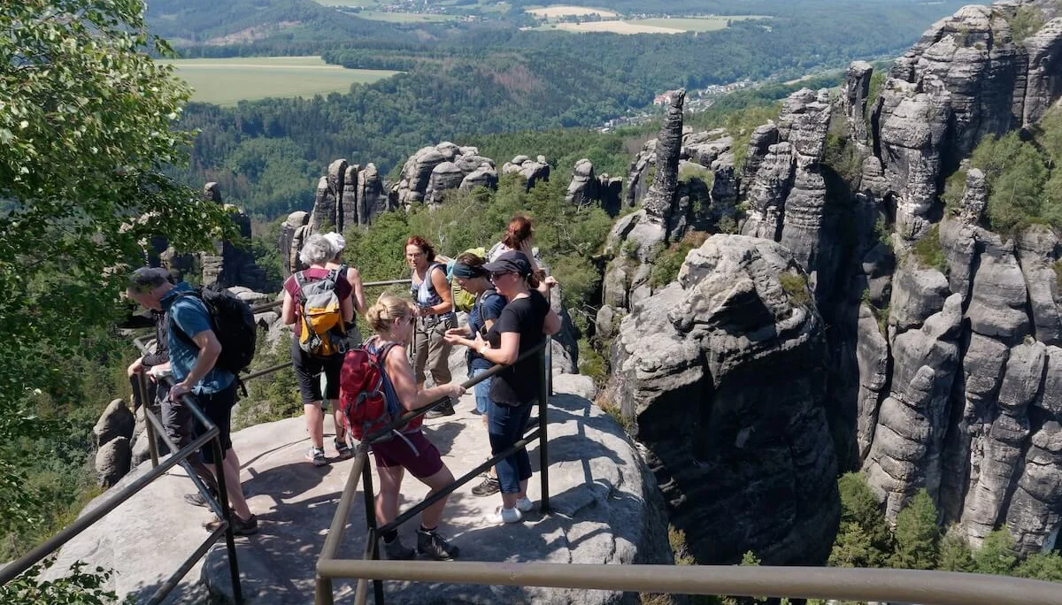 Elbsandstein 2022 Juni Bergwanderung | © DAV Markt Schwaben | Foto Lutz Gründel