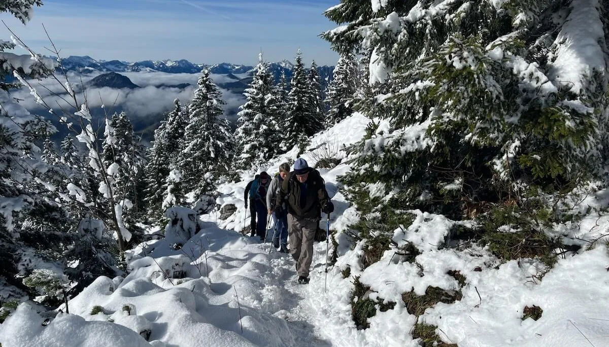 Wandern Spitzstein 2022 November | © DAV Markt Schwaben | Foto Markus Sellmeier